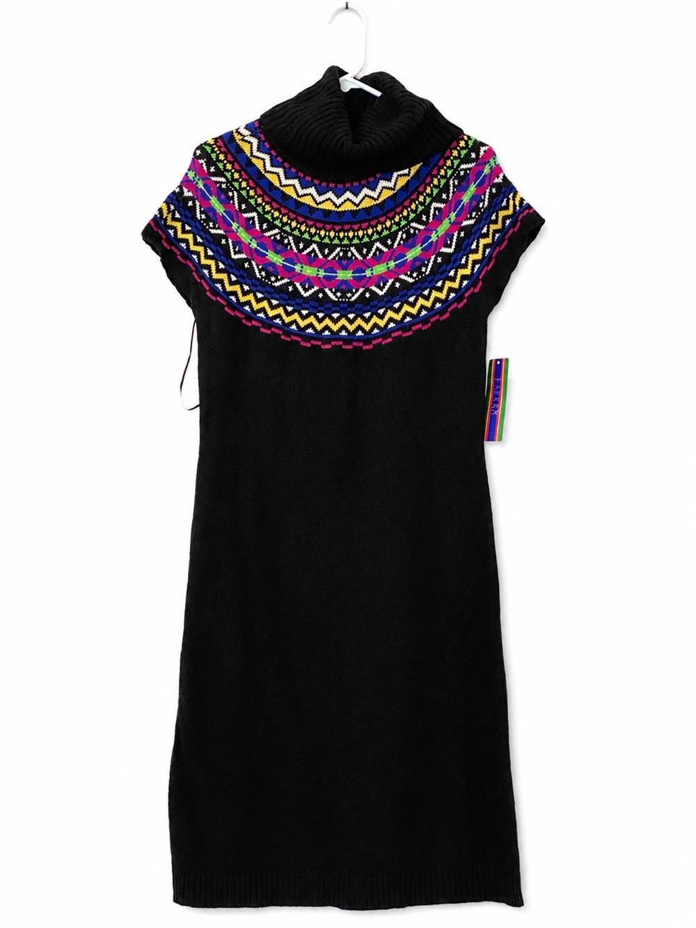 NWT Lauren Ralph Lauren Fair Isle Turtleneck Sweater Dress L